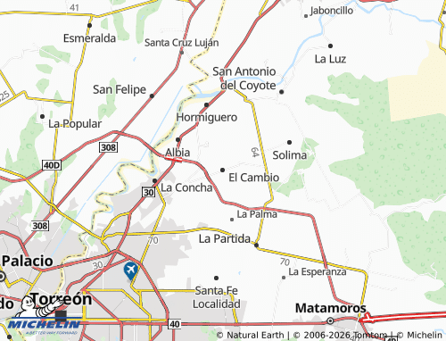 Mapa MICHELIN El Cambio - ViaMichelin