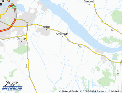 MICHELIN Sejlflod map - ViaMichelin