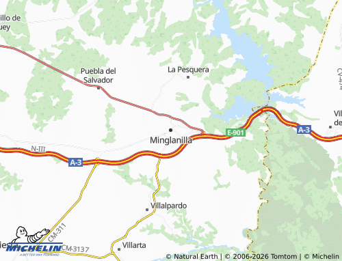 Carte MICHELIN Minglanilla - ViaMichelin