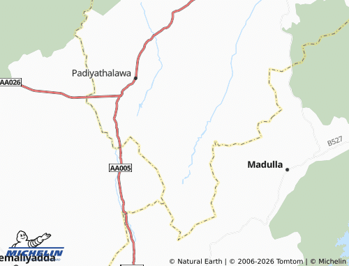 Mappa MICHELIN Kolamanthalawa - ViaMichelin