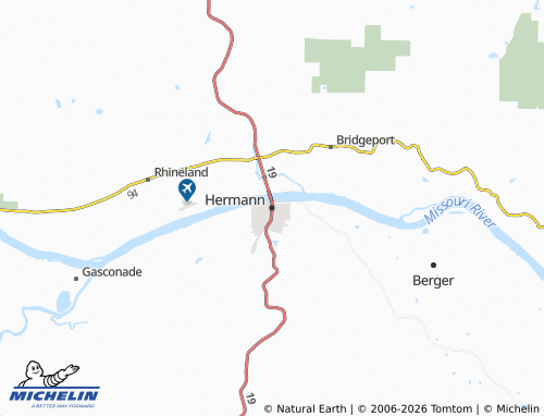 Mapa MICHELIN Hermann - ViaMichelin