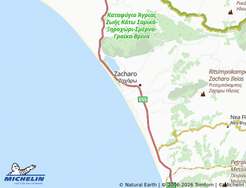 Carte MICHELIN Agios Nikolaos - ViaMichelin