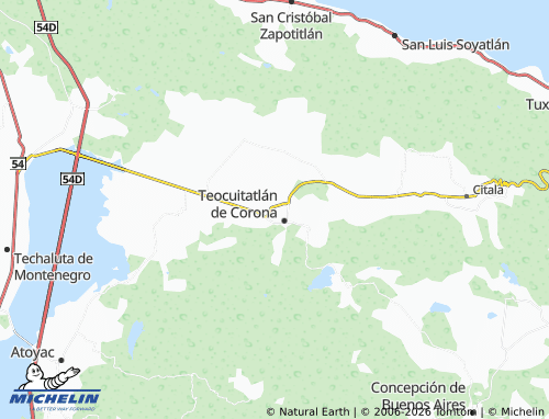 MICHELIN El Llanito map - ViaMichelin