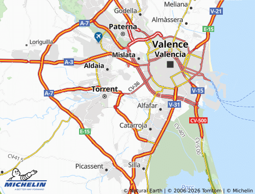 Mappa MICHELIN Picanya - ViaMichelin