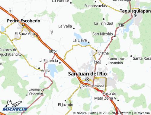 Mapa MICHELIN Santa Matilde - ViaMichelin