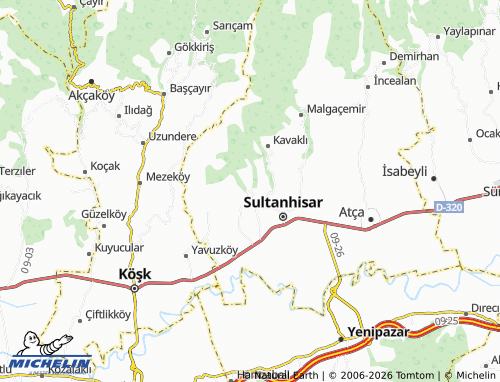 MICHELIN Eskihisar map - ViaMichelin