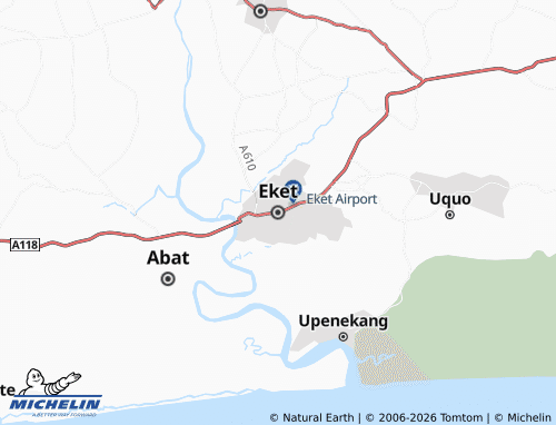 Mapa MICHELIN Eket - ViaMichelin