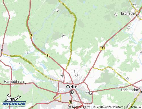 Carte MICHELIN Scheuen - ViaMichelin