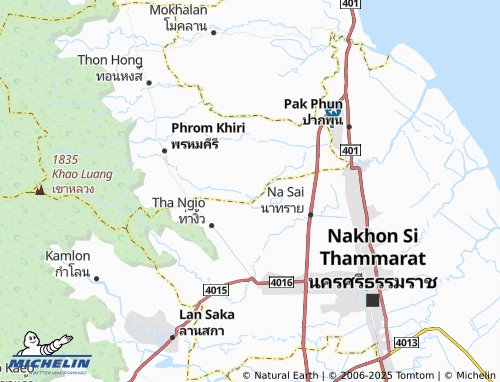 MICHELIN Na Riang map - ViaMichelin