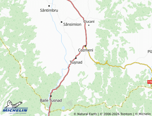 Mappa MICHELIN Tușnad - ViaMichelin