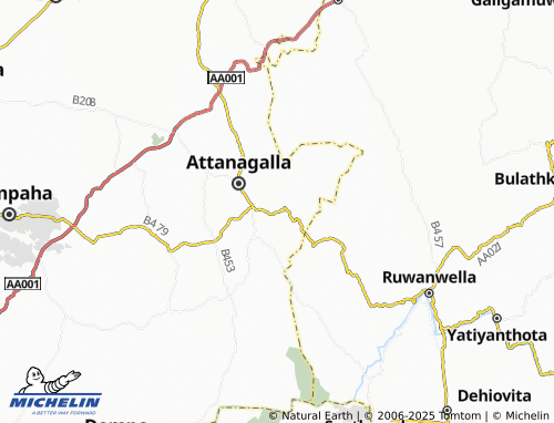 MICHELIN Yatawaka map - ViaMichelin