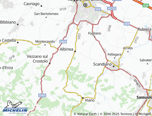 MICHELIN-Landkarte Montericco - ViaMichelin