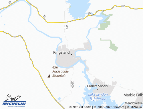 Carte MICHELIN Kingsland - ViaMichelin