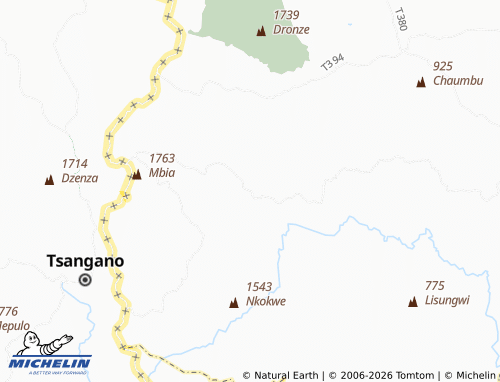 MICHELIN Mpando map - ViaMichelin
