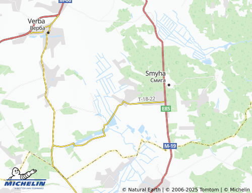 MICHELIN Studianka map - ViaMichelin