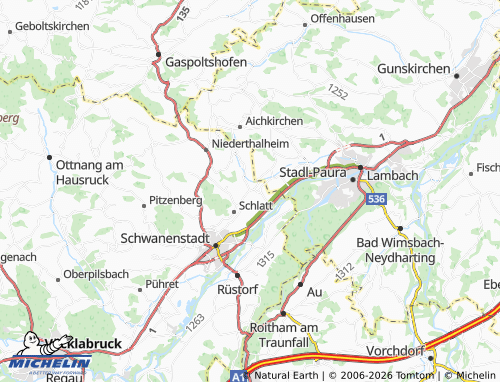 MICHELIN Breitenschützing map - ViaMichelin
