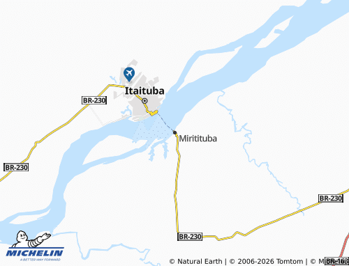 MICHELIN Miritituba map - ViaMichelin