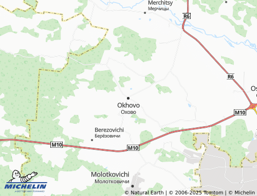 MICHELIN Okhovo map - ViaMichelin