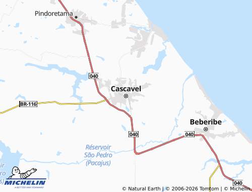 MICHELIN Cascavel map - ViaMichelin