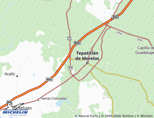 MICHELIN-Landkarte Rinconada San Antonio - ViaMichelin