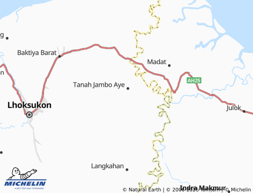 Mapa MICHELIN Buket Batee Badan - ViaMichelin