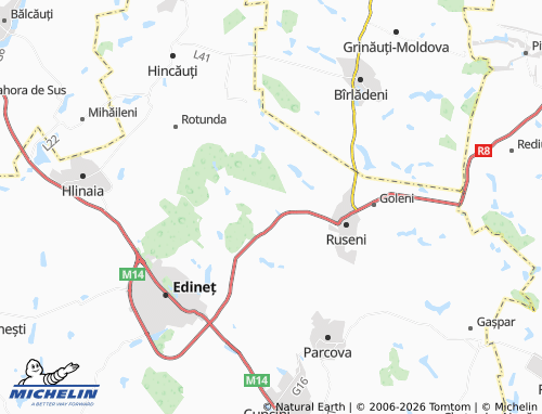 MICHELIN Slobodca map - ViaMichelin