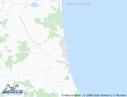 Mapa MICHELIN Øster Hurup - ViaMichelin