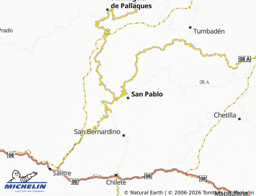 Mappa MICHELIN San Pablo - ViaMichelin