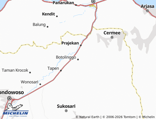 Mapa MICHELIN Botolinggo - ViaMichelin
