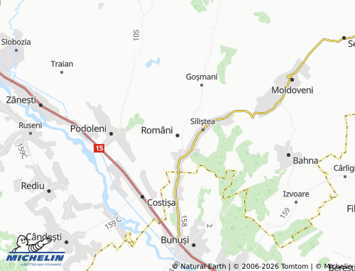 Carte MICHELIN Români - ViaMichelin