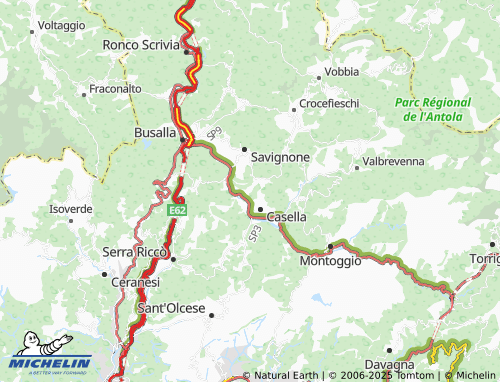 MICHELIN Carpeneta map - ViaMichelin