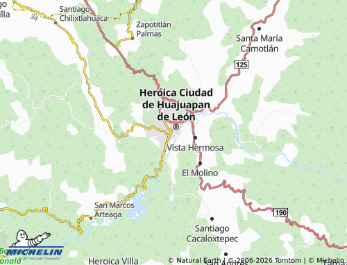 MICHELIN Jardines del Sur map - ViaMichelin