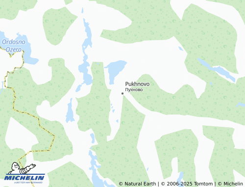 MICHELIN Pukhnovo map - ViaMichelin