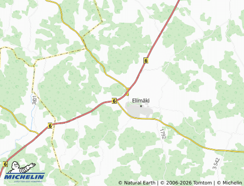 MICHELIN-Landkarte Mustila - ViaMichelin