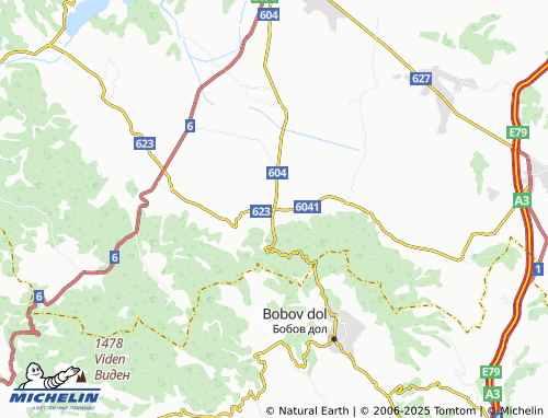 MICHELIN Zhedna map - ViaMichelin