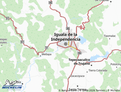 Mapa MICHELIN Plan de Iguala - ViaMichelin