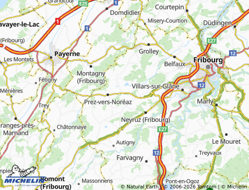 Mappa MICHELIN Champ Thomas - ViaMichelin