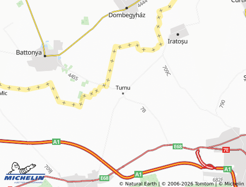 Mapa MICHELIN Turnu - ViaMichelin