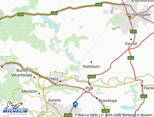 Carte MICHELIN Lindley - ViaMichelin