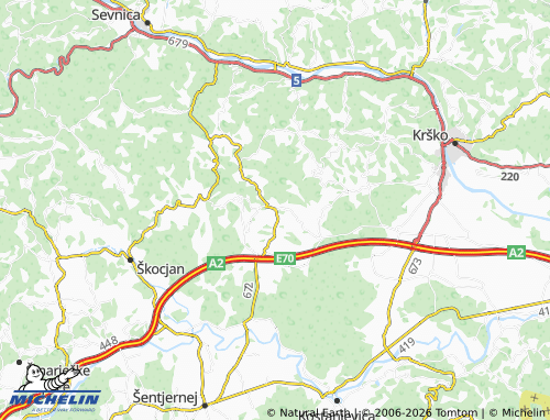 Carte MICHELIN Raka - ViaMichelin