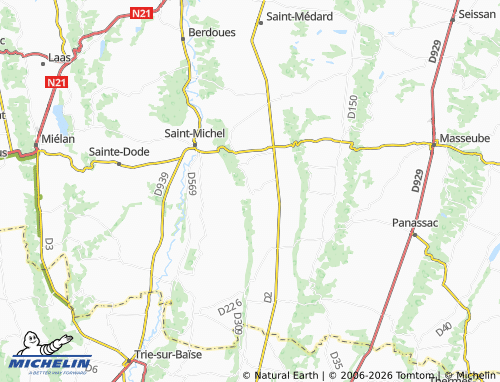 Mappa MICHELIN Sauviac - ViaMichelin