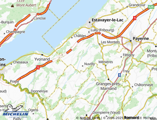 Carte MICHELIN Franex - ViaMichelin