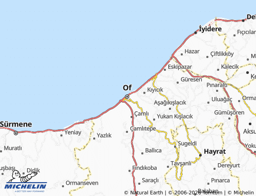 MICHELIN Sulaklı map - ViaMichelin