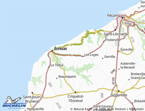 Mapa MICHELIN Bordeaux-Saint-Clair - ViaMichelin