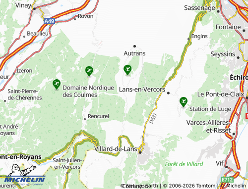 MICHELIN Méaudre map - ViaMichelin