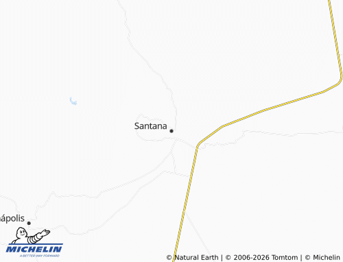Mapa MICHELIN Santana - ViaMichelin