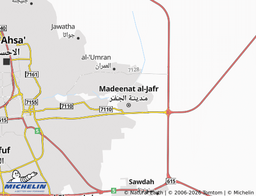 MICHELIN-Landkarte al-Markaz - ViaMichelin