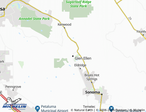 MICHELIN Glen Ellen map - ViaMichelin