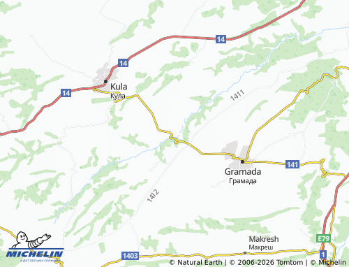 Mapa MICHELIN Kosta Perchevo - ViaMichelin
