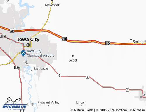 Mapa MICHELIN Scott - ViaMichelin